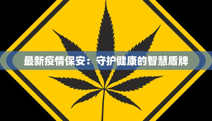 最新疫情保安：守护健康的智慧盾牌